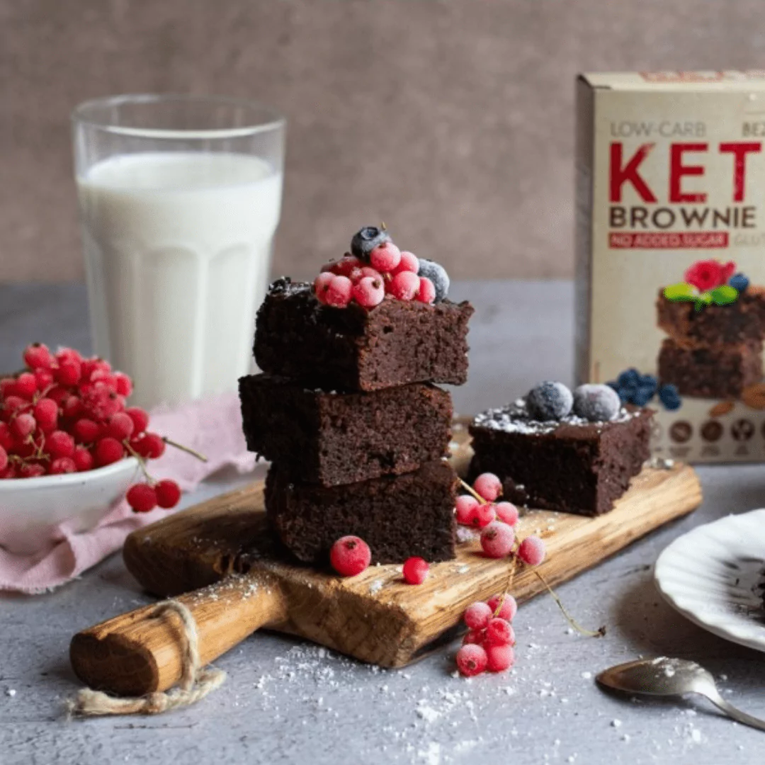 KETO brezglutenska mešanica za brownie (brez dodanega sladkorja)