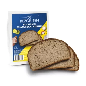 Brezglutenski plemeniti kruh - temni