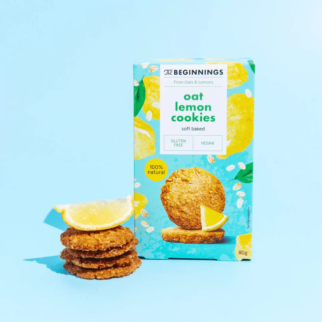 Brezglutenski ovseni piškoti z limono 80 g