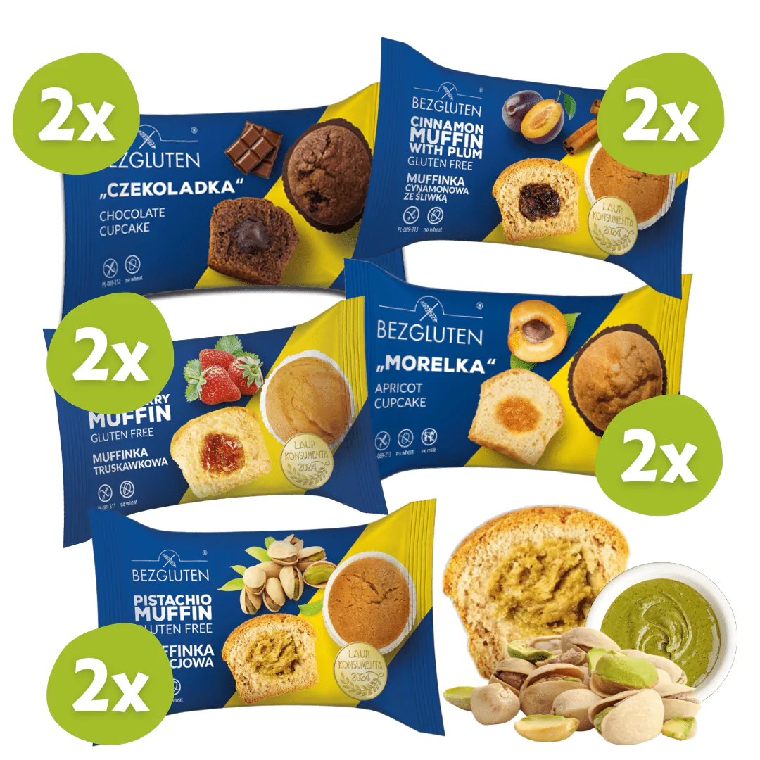 Akcijski paket brezglutenskih mafinov maxi