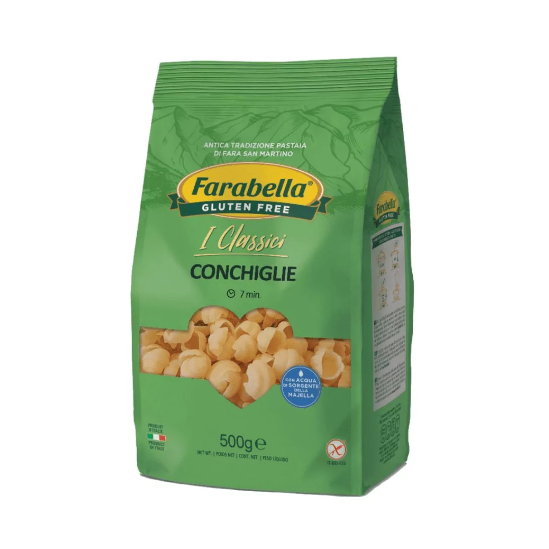 Brezglutenske školjkice 500 g