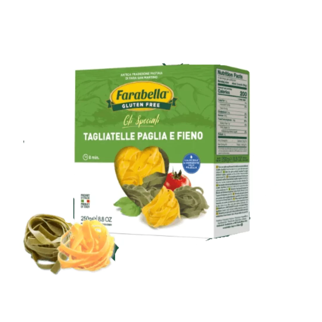 Brezglutenska jajčne jajčne in špinačne testenine 250 g