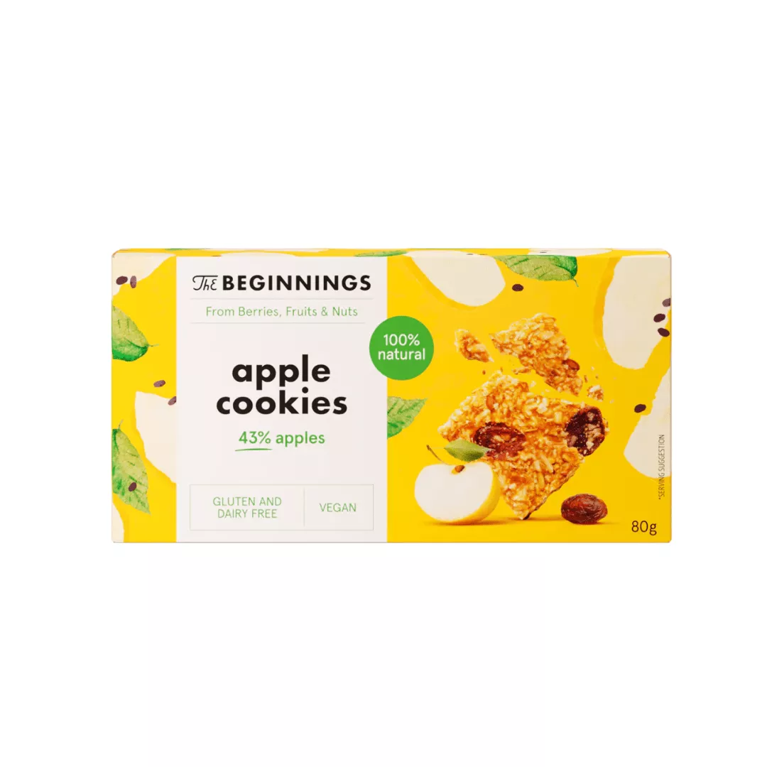 Brezglutenski jabolčni piškoti 80 g