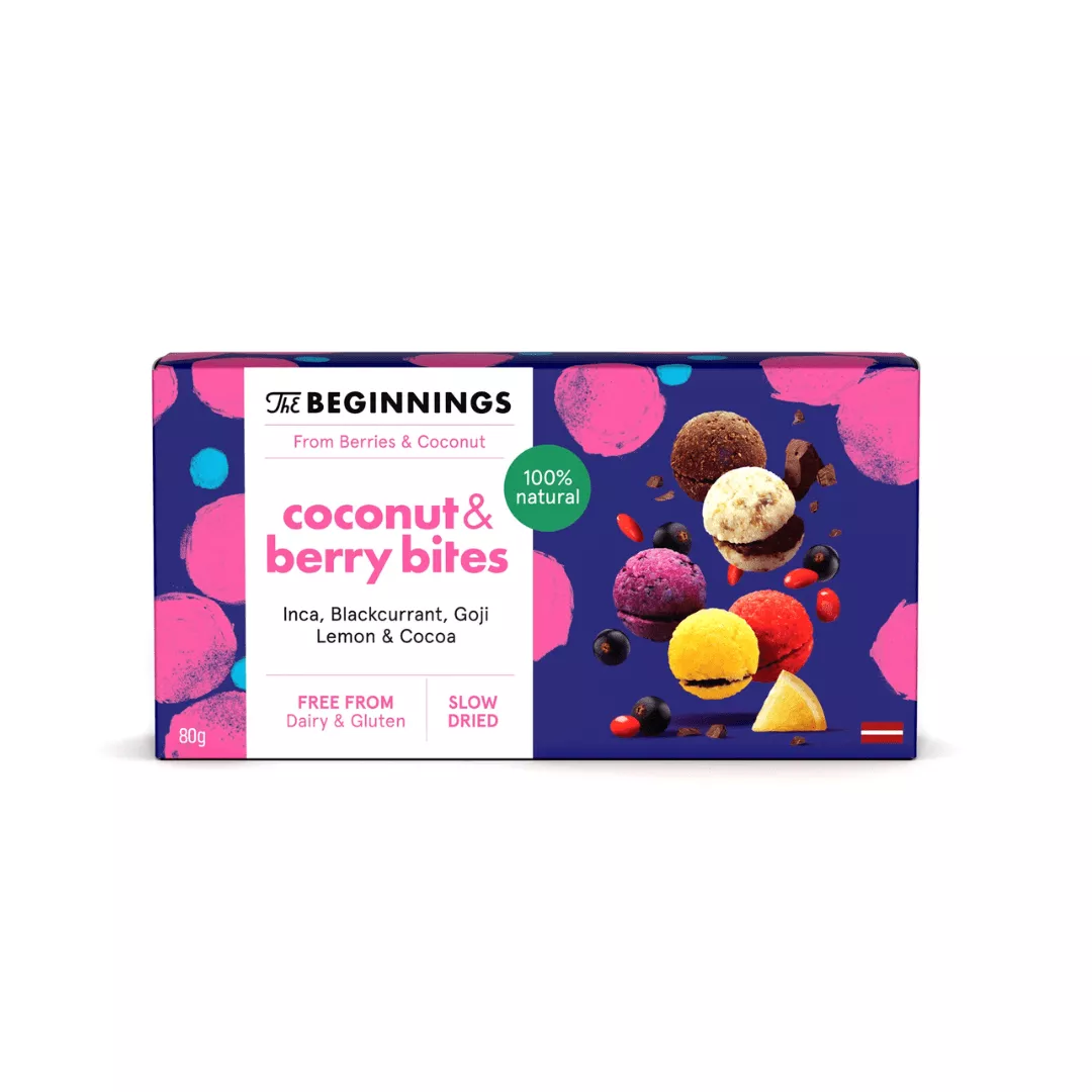 Makroni s kokosom in jagodičevjem