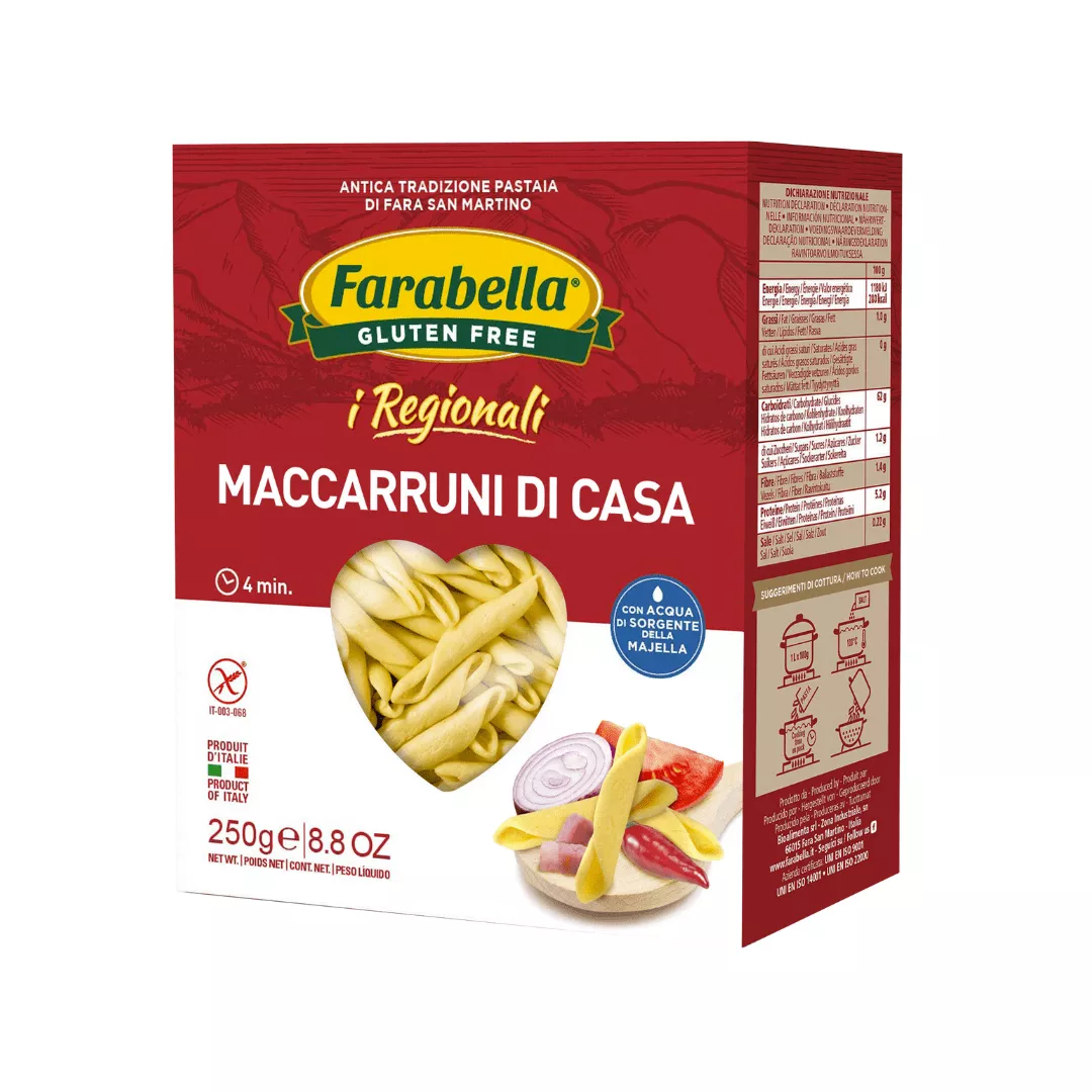 Brezglutenski domači makaroni 250 g