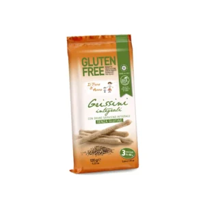 Brezglutenski grisini - polnozrnati 120 g