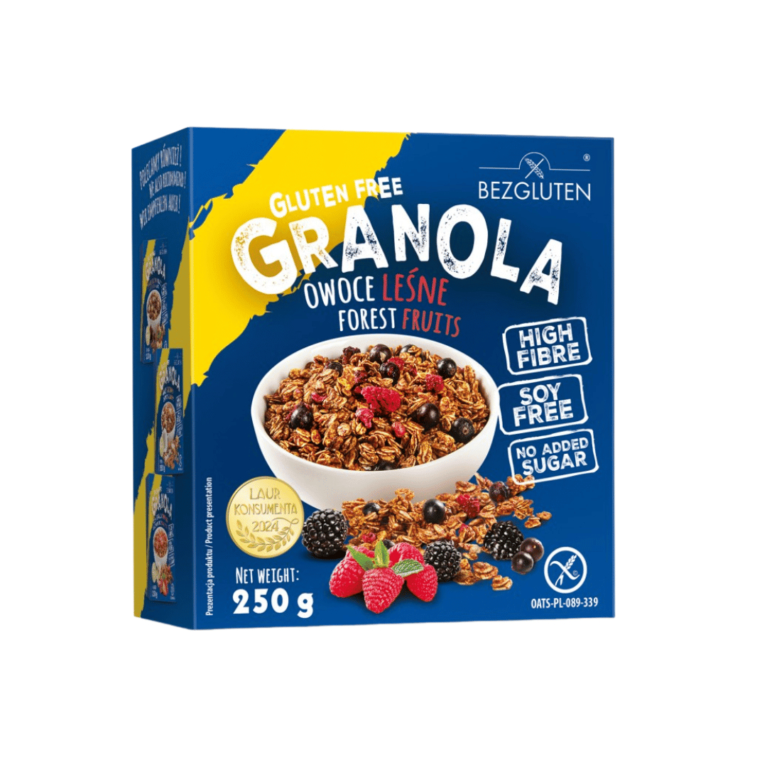 Brezglutenska granola - gozdni sadeži 250 g