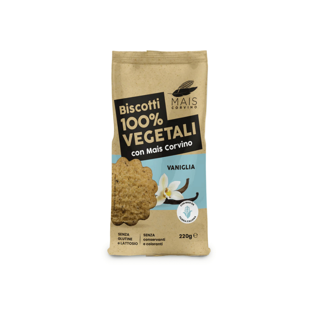 Brezglutenski koruzni piškoti - vanilija 220 g