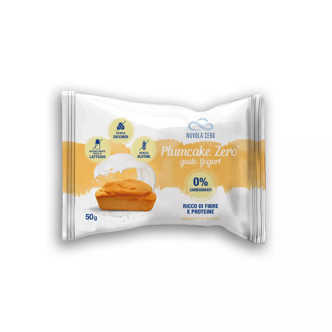 Biskvitna sladica z okusom jogurta brez glutena in ogljikovih hidratov 50 g