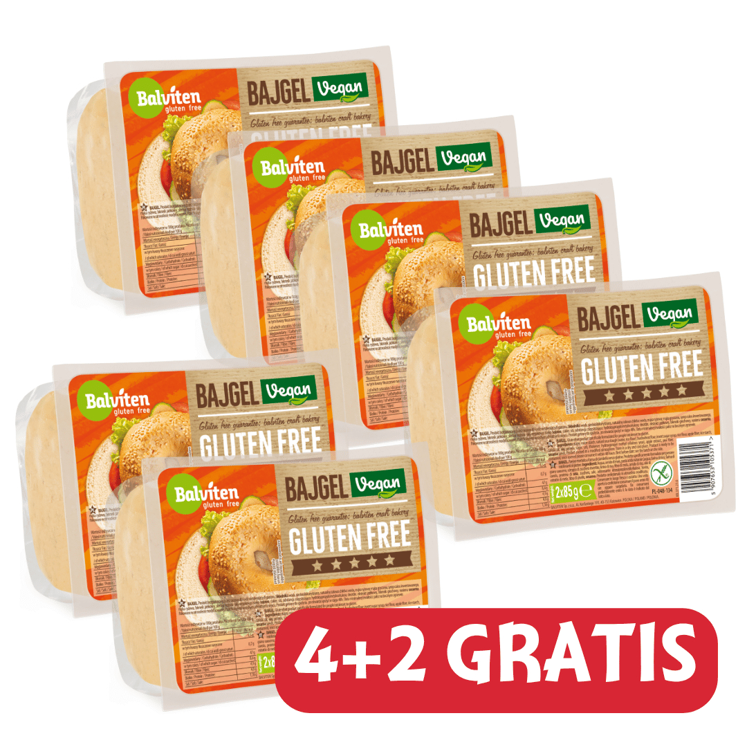 Akcijski paket brezglutenskih bagelov 4+2 GRATIS (03.09.2026)