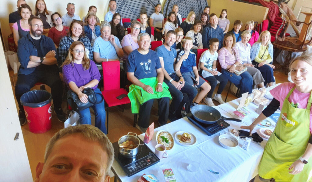 Show cooking hitrega brezglutenskega obroka na Gluten-Free Expo Radovljica 2026